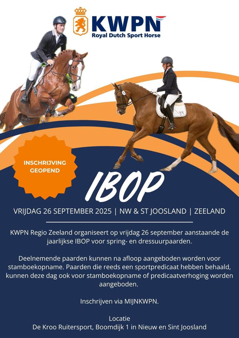 IBOP Zeeland - 26 september 2025