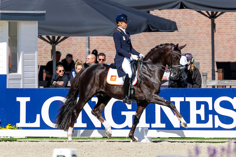WK Jonge Dressuurpaarden: brons voor Glock’s Massimo