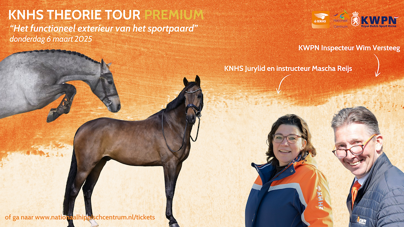 Ledenkorting voor KNHS Tour "Functionaliteit van exterieur in de sport"
