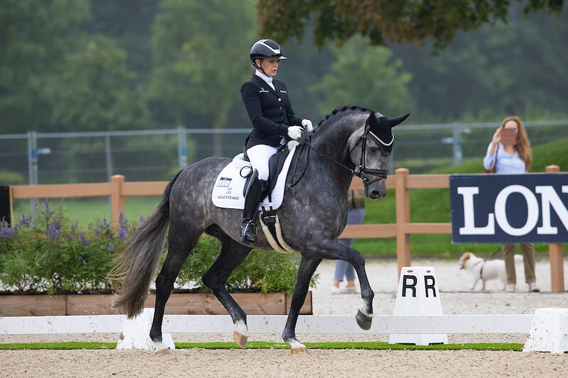 Proud James wint eerste rubriek op WK Jonge Dressuurpaarden