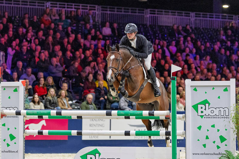 Ovinio also wins final of the Blom Stallion Competition 1.20m