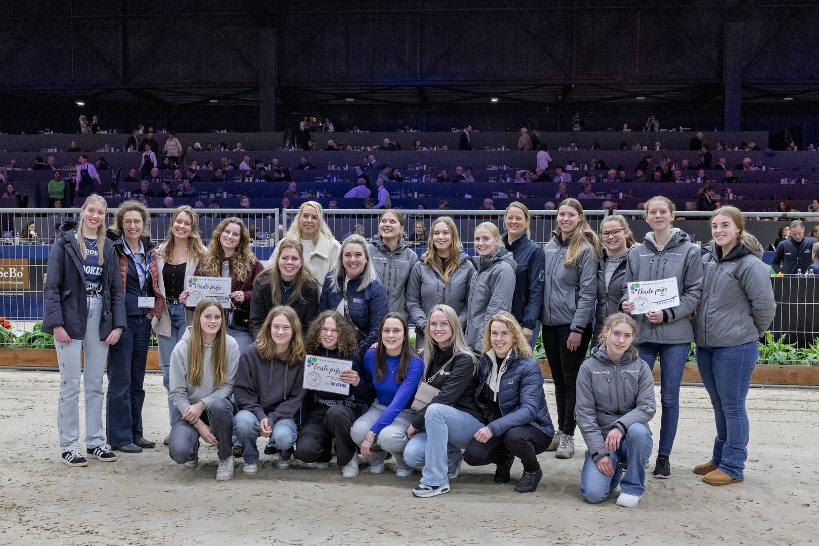 Studenten dragen actief bij aan KWPN Stallion Show