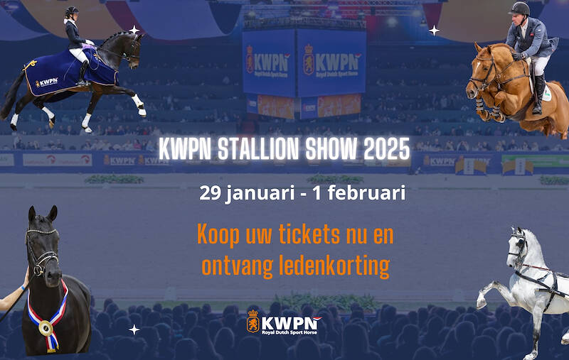 Kaartverkoop KWPN Stallion Show van start voor leden