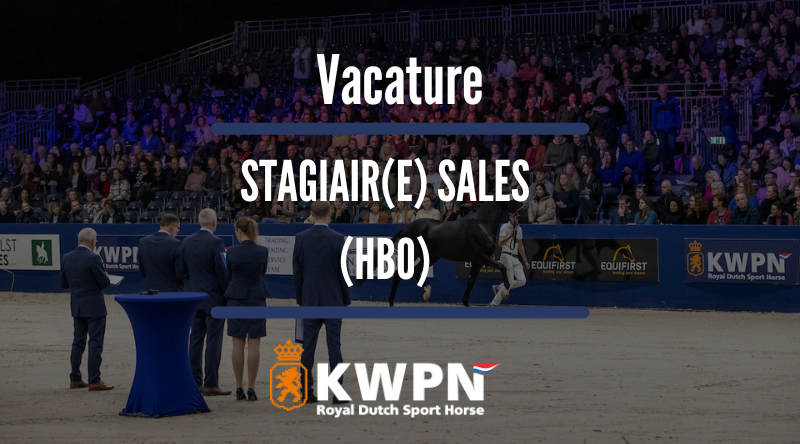 Vacature Stagiair(e) Sales (HBO)